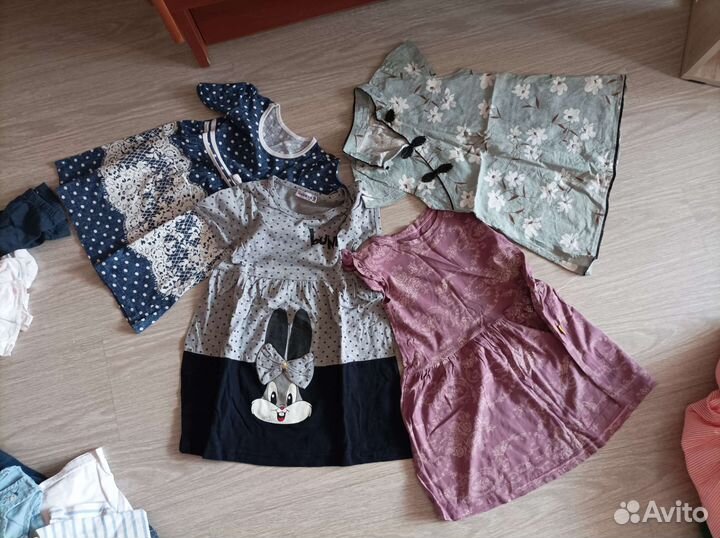 Вещи пакетом на девочку 110-122-128