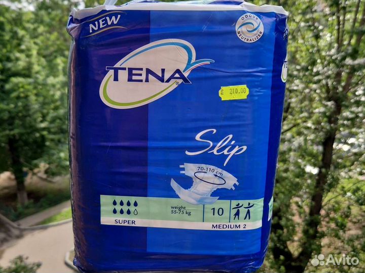 Памперсы для взрослых 2 размер Tena Slip