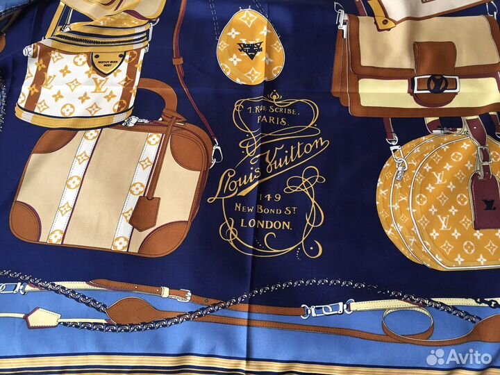 LV шёлковый платок «Багаж», 3 цвета