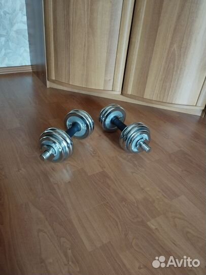 Гантели разборные 10 кг 2 шт