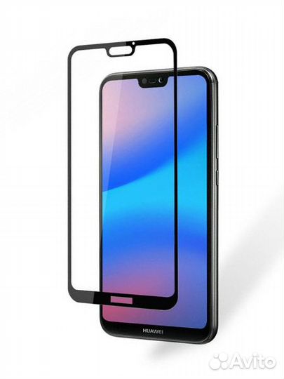 Защитное стекло 5D для Huawei p20 lite