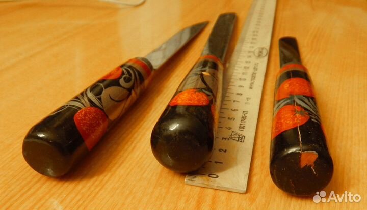 Нож столовый Хохлома