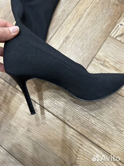 Сапоги чулки mango