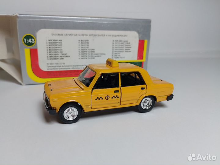Ваз 2105 такси 1:43