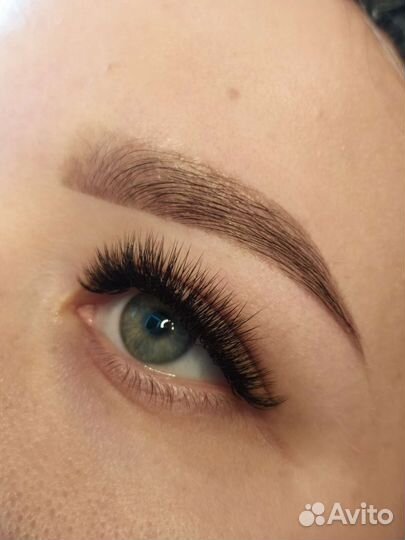 Наращивание ресниц и брови