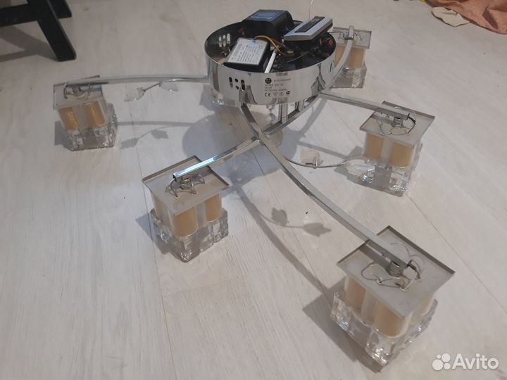 Люстра потолочная подвесная бу