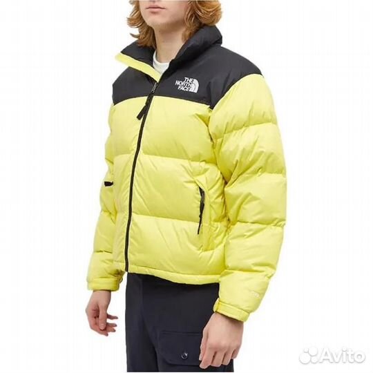 THE north face 1996 Collection Down Jackets Men Yellow+Shopping Bag (L)(90)