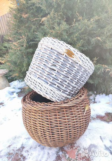 Кашпо из ротанга 16 литров