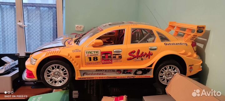 Огромная машинка на радио ралли гоночная метровая