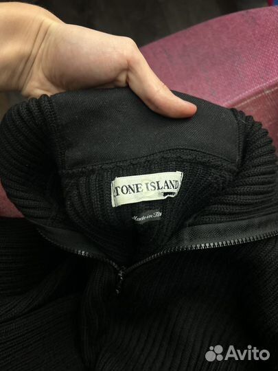 Винтажный свитер stone island