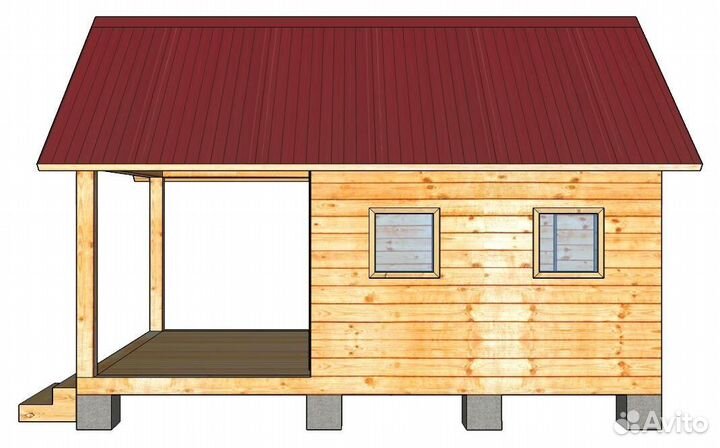 Баня из бруса