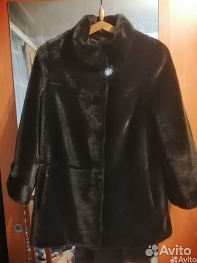 Шуба из эко меха