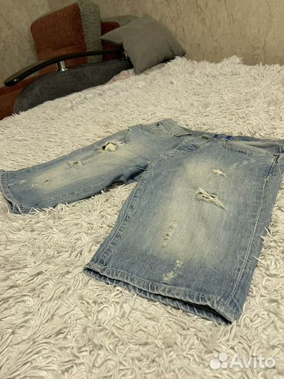 Джинсовые шорты Adidas