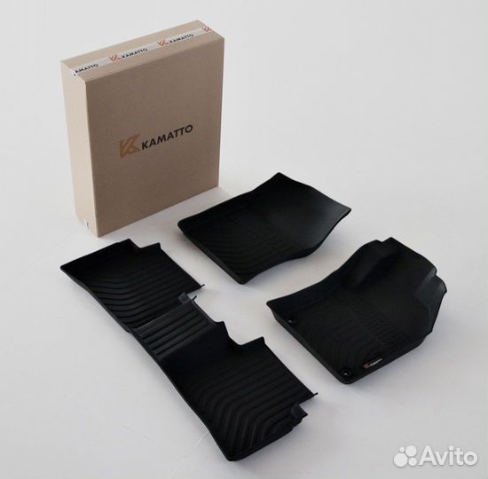 3D ковры в салон Kamatto Mitsubishi Outlander 2012