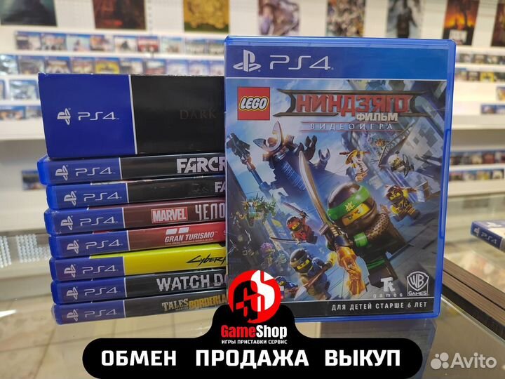 Lego Ниндзяго Фильм. Видеоигра для PlayStation 4