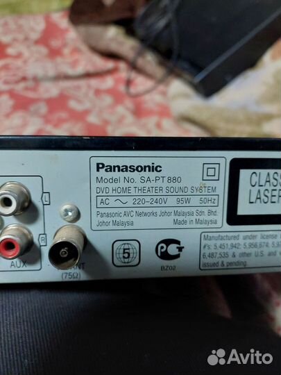 Рессивер panasonic SA-PT880