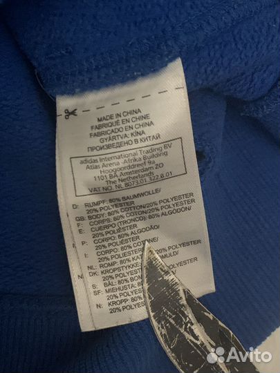 Толстовка reebok