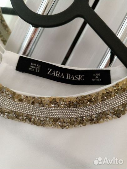 Блузка zara белая