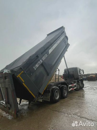 Полог на самосвал с механизмом намотки