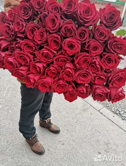 Розы букет цветов 51