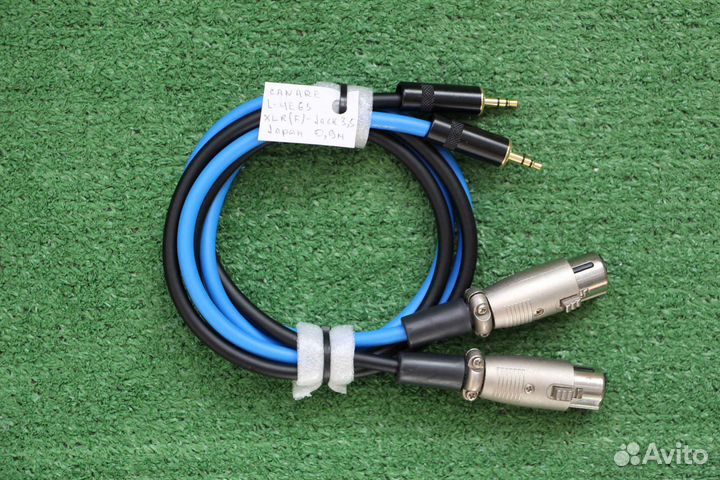 Микрофонные XLR-MiniJack 2шт, Япония