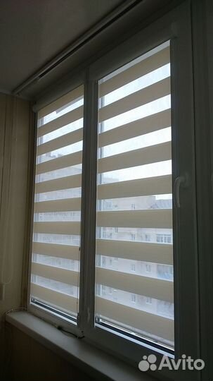 Жалюзи рулонные день ночь парма белый