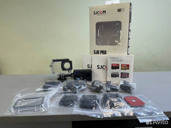 Экшн-камера sjcam SJ8 Pro + большой комплект