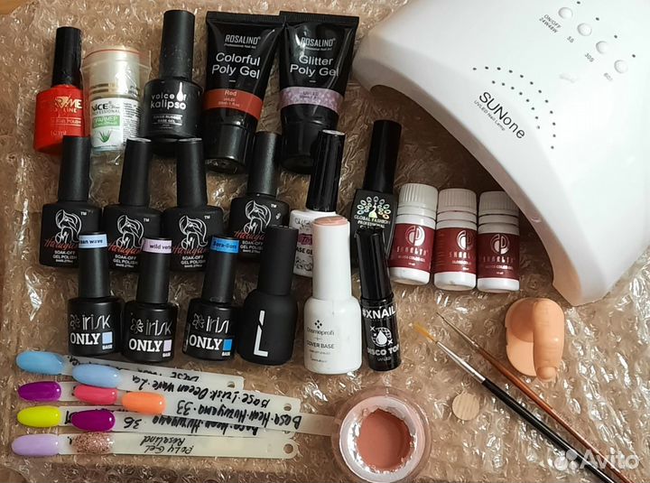 Набор для наращивания ногтей бу