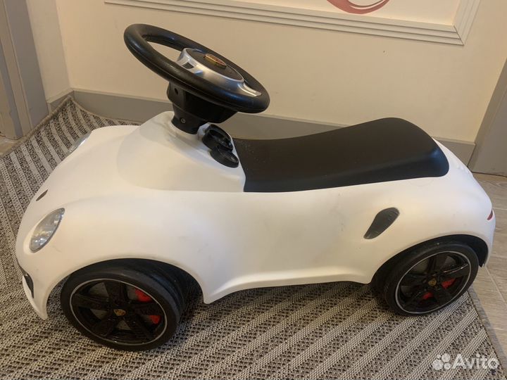 Машинка каталка Porsche 911 Turbo S белая