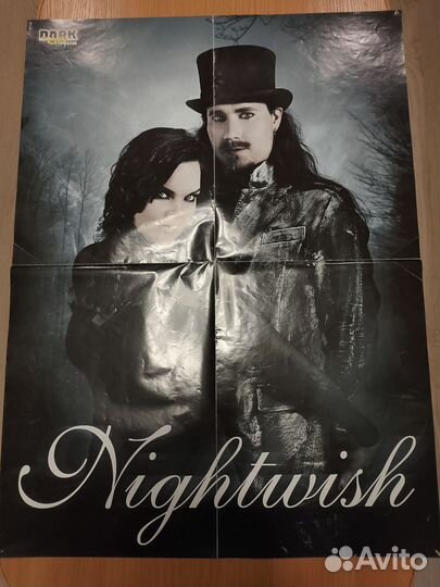 Плакат двухсторонний Тарья Турунен и Nightwish