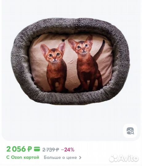 Лежанка для абиссинца