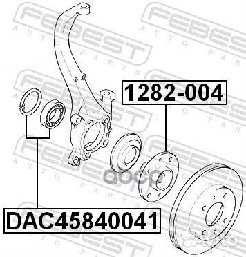 Подшипник ступ.hyundai sonata EF/IX35/santa FE/KIA