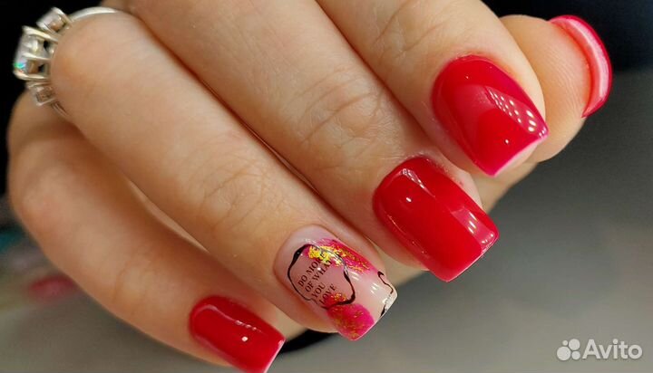 Маникюр / Покрытие гель-лак / Наращивание