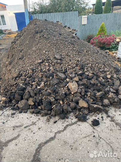 Асфальт с бетоном б/у, земля со щебнем