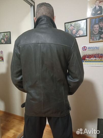 Кожаная куртка мужская