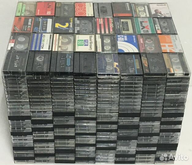 Аудиокассеты бу производство япония