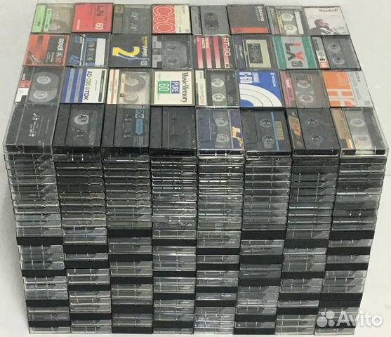 Аудиокассеты бу производство япония