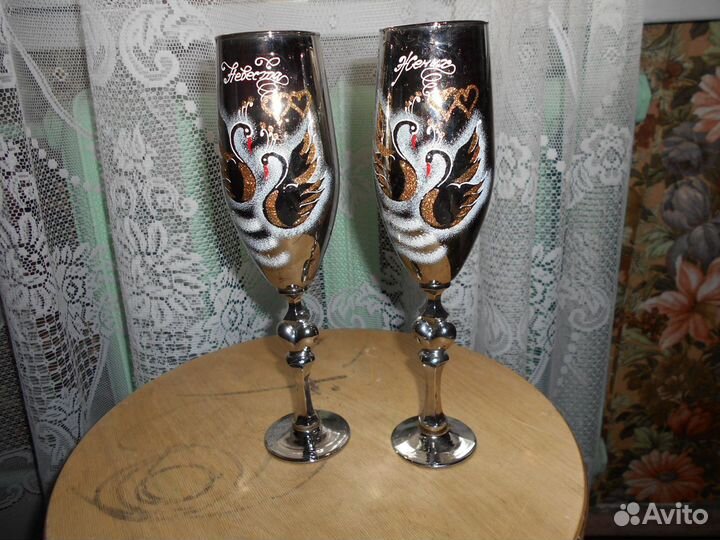 Фужеры для новобрачных