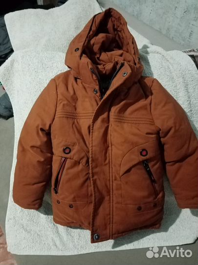 Куртка детская зимняя для мальчика 122