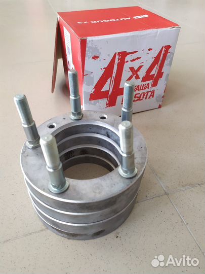 Расширители колеи УАЗ 25 мм (алюминий) 4 шт