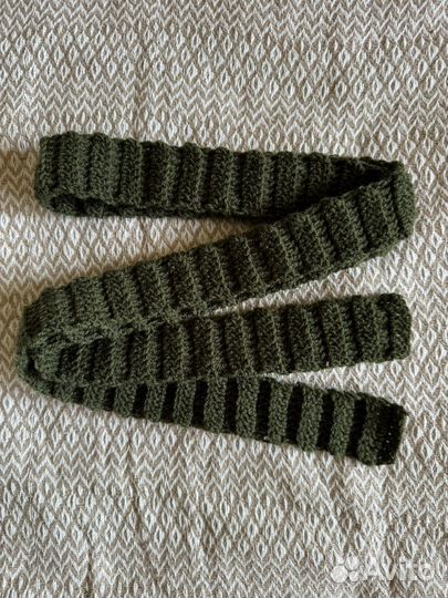 Скинни шарф ручная работа