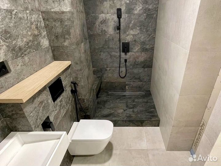 Ремонт ванной комнаты и туалета под ключ