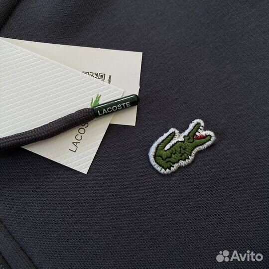 Зип худи lacoste толстовка с начесом