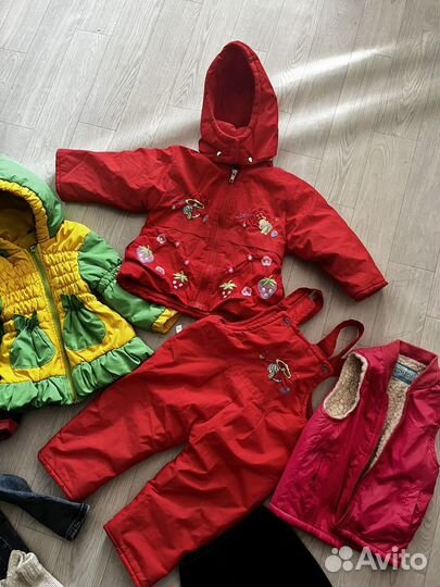 Пакет вещей для девочки 98