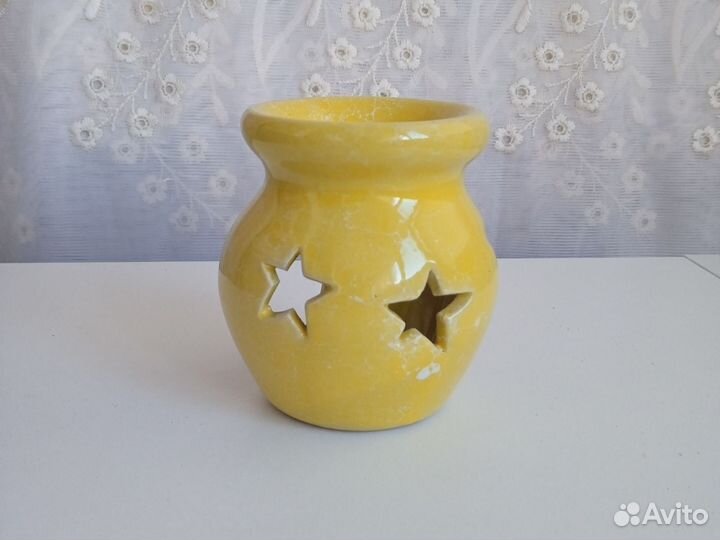 Аромалампа желтая