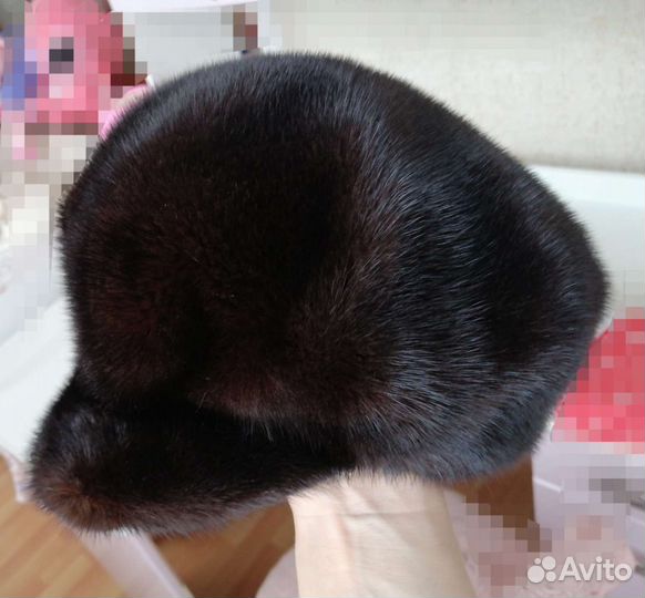 Берет женский норковый