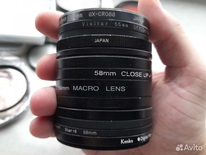 Творческие, защитные, разноцветные и макро-фильтры