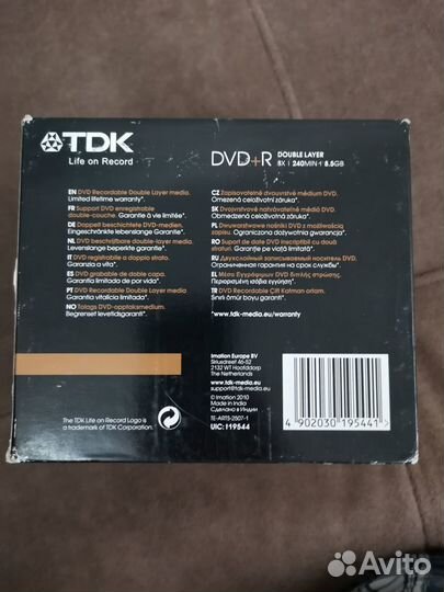 DVD+R Disc TDK, 8.5Gb, 8x, Double Layer