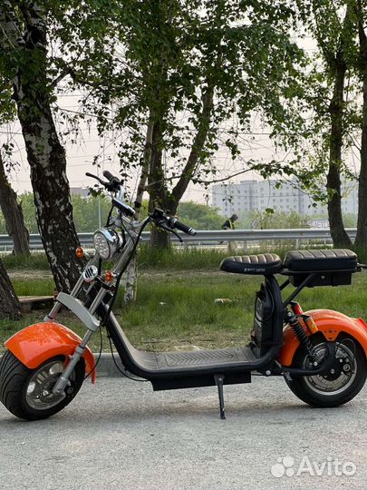 Самокат взрослый электрический бу