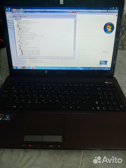 Ноутбук asus к53s,intel i5, 8гб, gf610M2gb 250hdd